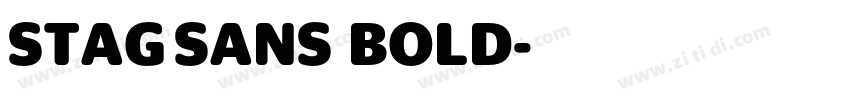 STAG SANS  BOLD字体转换